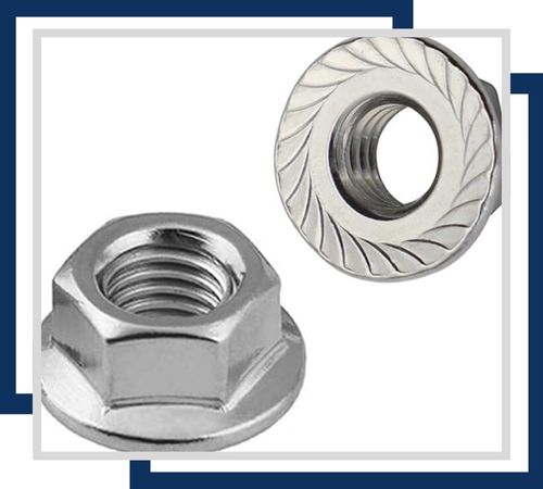 Stainless Steel 316 Flange Hex Nuts in UAE