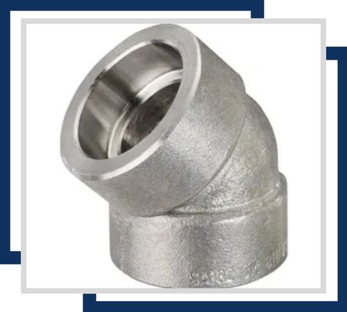 Stainless Steel 904L Socket Weld 45 Degree Elbow in UAE