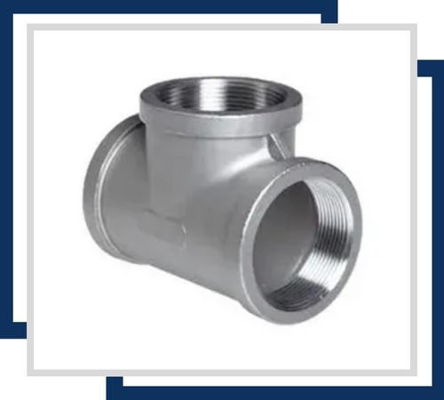 Stainless Steel 904L Threaded Tee in UAE
