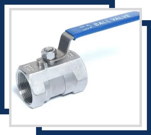 Stainless Steel One Piece Design Screwed Ball Valve in UAE
