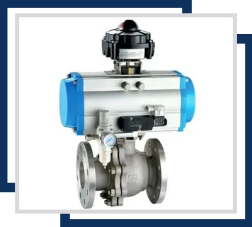 Stainless Steel Pneumatically Actuated Ball Valve in UAE