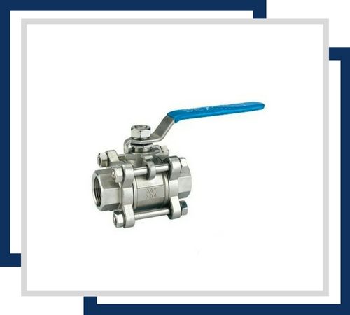 Three Piece Design Forged Stainless Steel Ball Valve in UAE