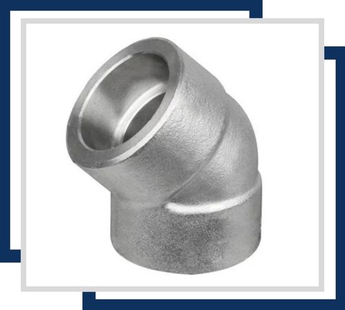 Stainless Steel Socket Weld 45 Degree Elbow in UAE
